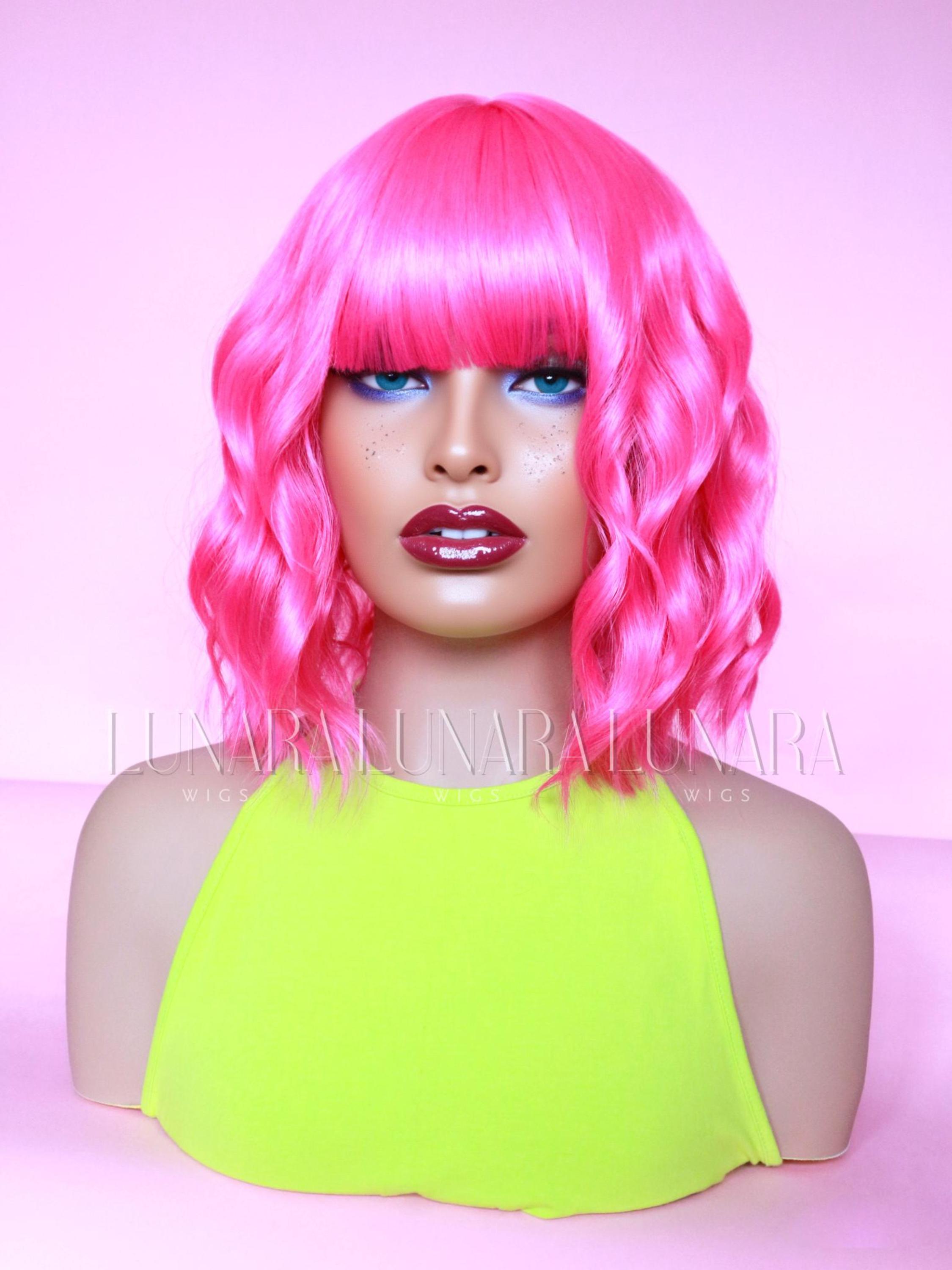 Elise Wig Neon Pink main image 1
