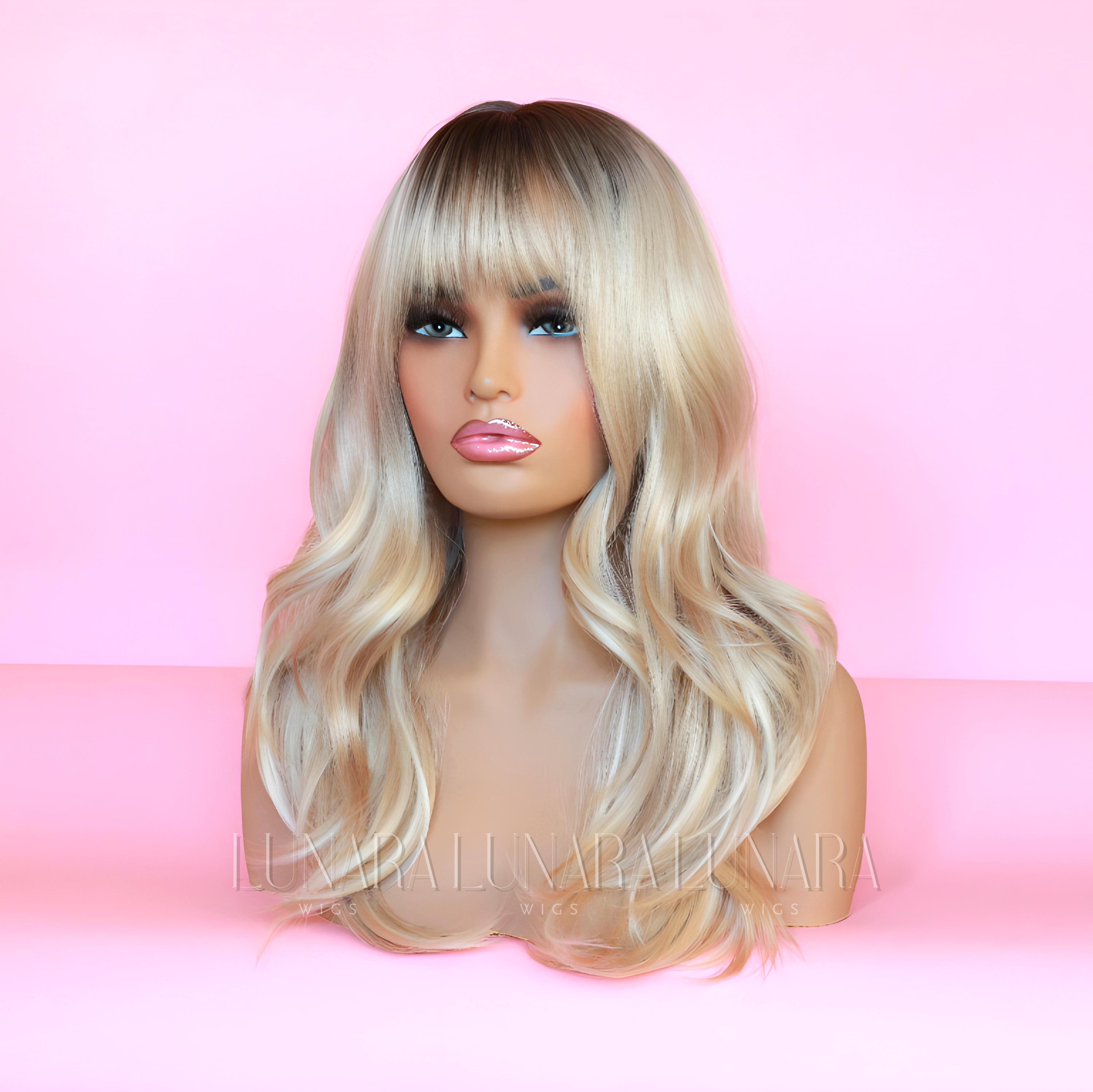 NWT 11” pale blonde icy blonde light honey dimension mix extra short unisex wig Honey Blonde Wig - Etsy main image 4