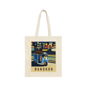 Cotton Canvas Tote Bag, eco bag.