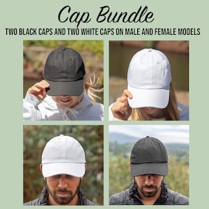 Cap Mockup Bundle Mens Dad Hat Mockup Ladies Baseball Cap Mockup Twill Hat Mockup Bundle Baseball Cap Model Mockup Bundle Printify Cap Mock