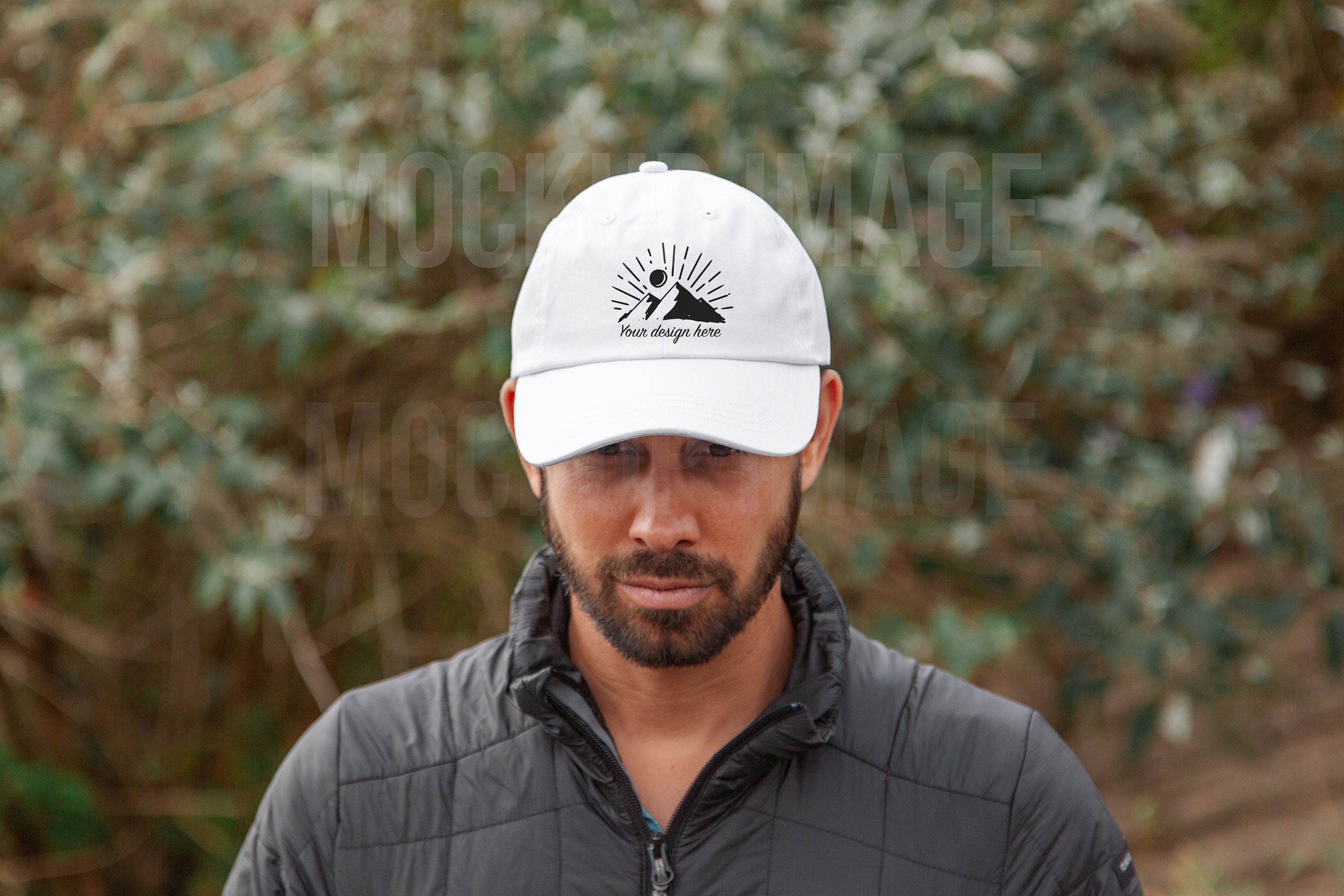 Dad Hat Mockup White Printify Cap Mockup Mens Hat Mockup Twill Hat ...