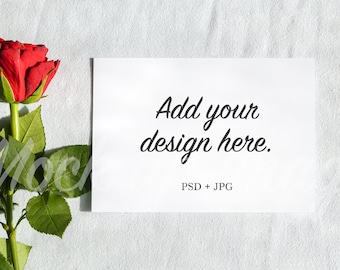 Maqueta de tarjeta de objeto inteligente, maqueta de tarjeta PSD de 5x7, maqueta de guardar la fecha, maqueta de tarjeta de boda, maqueta de tarjeta de San Valentín, maqueta de papelería de boda PSD