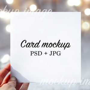 PSD christmas card mockup holiday card smart object mockup winter card psd holiday card mockup psd christmas theme card mockup smart object