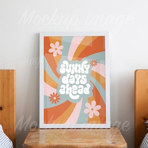 A3 frame mockup PSD poster wall art mockup A3 framed art print mockup PSD A3 frame mockup smart object minimalist frame mockup bedroom