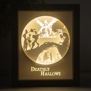 HP Deathly Hallows Diy Light Box Templates (PDF+SVG) + Video Tutorial