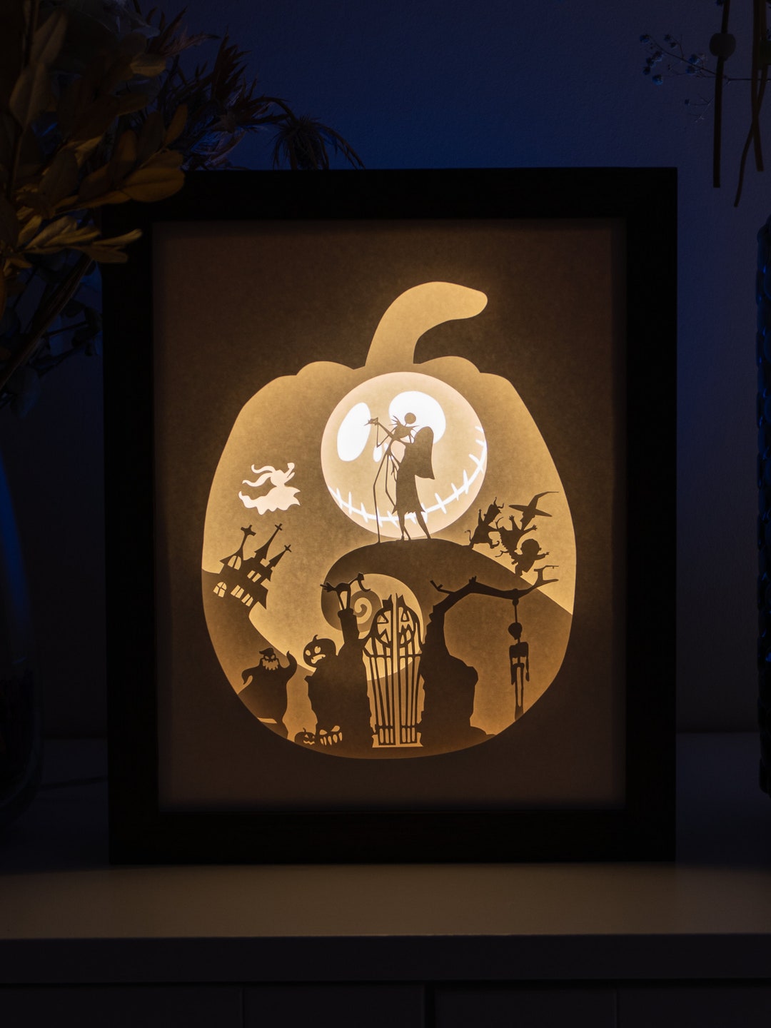 Nightmare Before Christmas Diy Light Box Templates PDFSVG Video