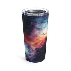Galaxy Space Nebula Inspired Stainless Steel Tumbler 20oz