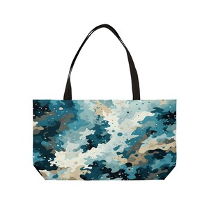 Painted Urban Camo Pattern - Weekender Tote Bag