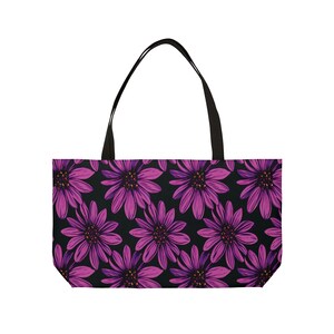 Colorful Floral Pattern - Weekender Tote Bag