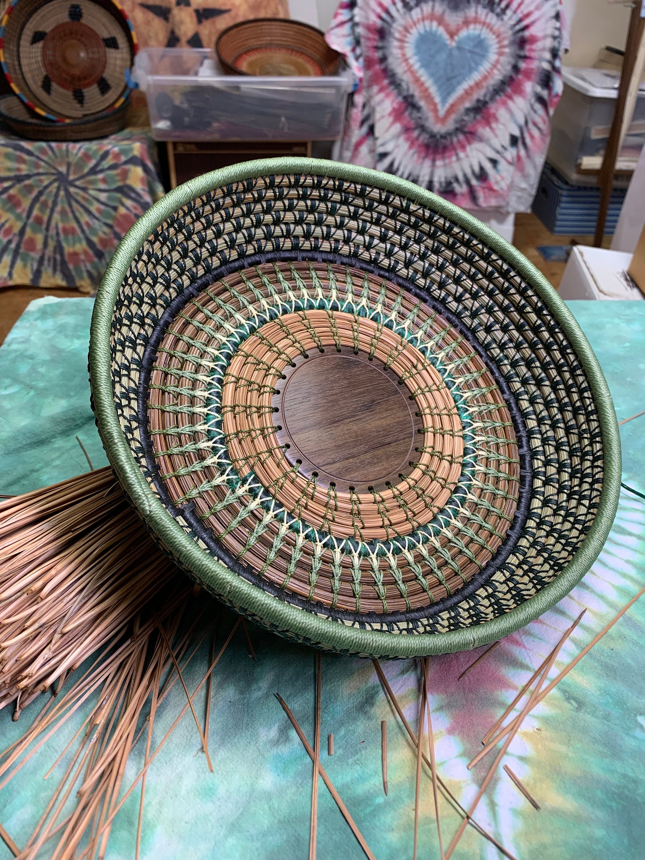 Pine Needle Basket - Etsy