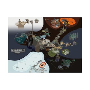 Dark Souls Illustrated World Map of Lordran - Etsy