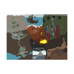 Dark Souls Illustrated World Map of Lordran - Etsy Canada