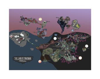 ダークソウル イラスト版 ロードランの世界地図 - Etsy 日本