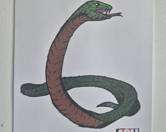 Drawing Snake Artwork