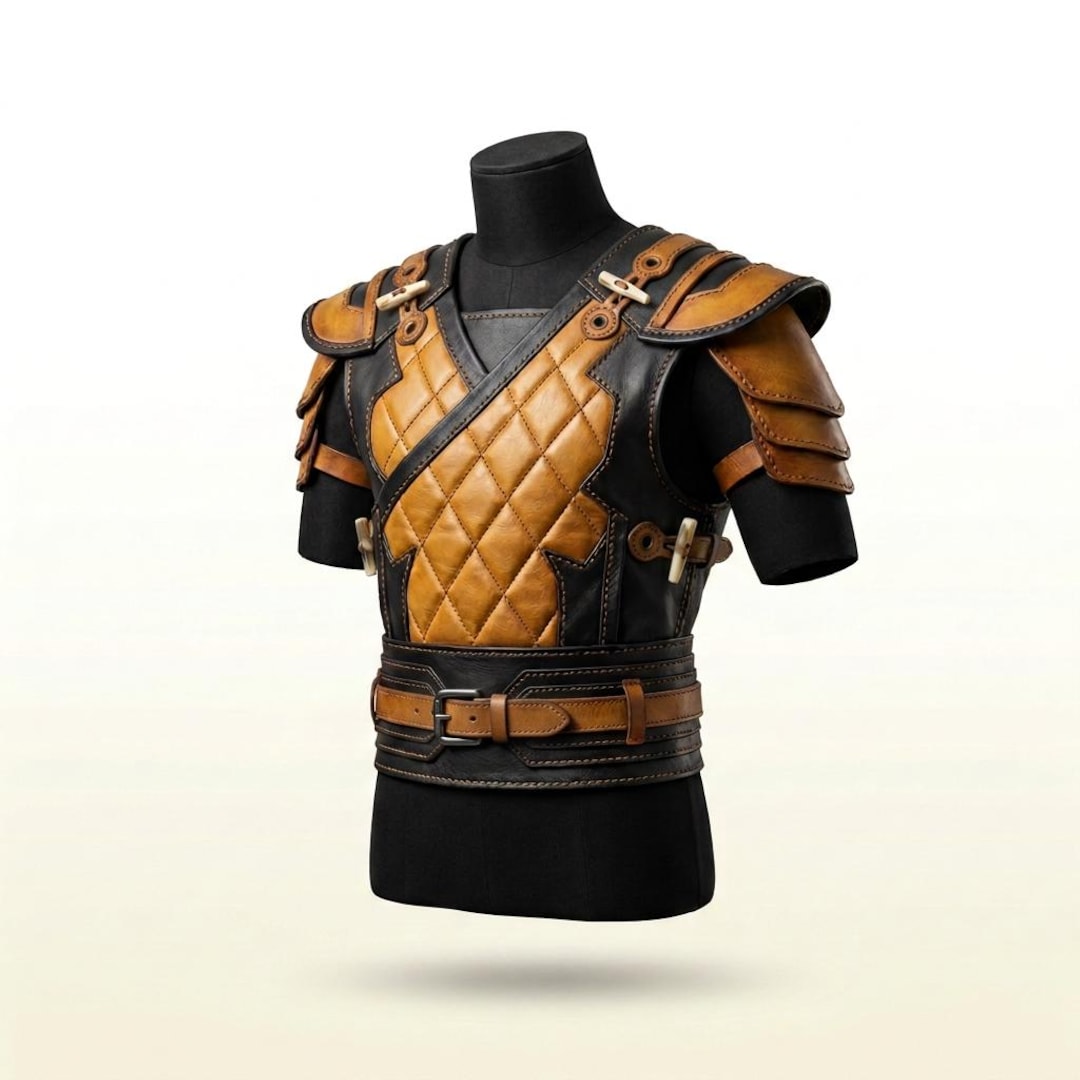 Personalized Medieval Chest Leather Armor Set: Knight Viking Cosplay ...