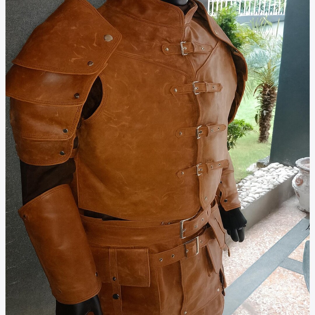 Medieval Leather Armor | Handmade Viking Warrior Costume | LARP ...