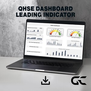 Indicatori principali del dashboard QHSE Excel, dashboard HSE, dashboard di sicurezza, salute, sicurezza, formato KPI per le ispezioni di sicurezza, dashboard Excel