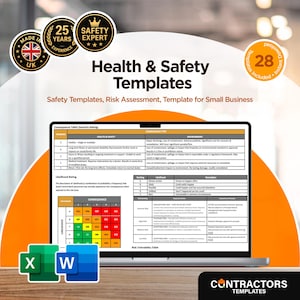 Construction Safety Templates Bundle: Editable HSE Documents (Digital Download