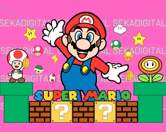 Super Mario Png, Mario svg, Super Mario Digital Files Svg png, Mario, Trendy Mario Svg, Super Marip