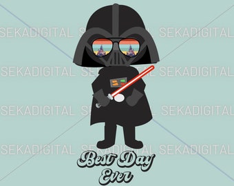 Star Wars Digital Png Svg, StarWars Sticker PNG, Clipart Vector Style ,Star Wars PNG,Star Wars Clipart, Yoda R2d2 Darth Vader png clipart