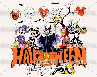Halloween Png Svg ,Halloween,Horror Character Halloween Clipart PNG Bundle For Cricut, Scary Horror Characters,Horror Clipart png svg