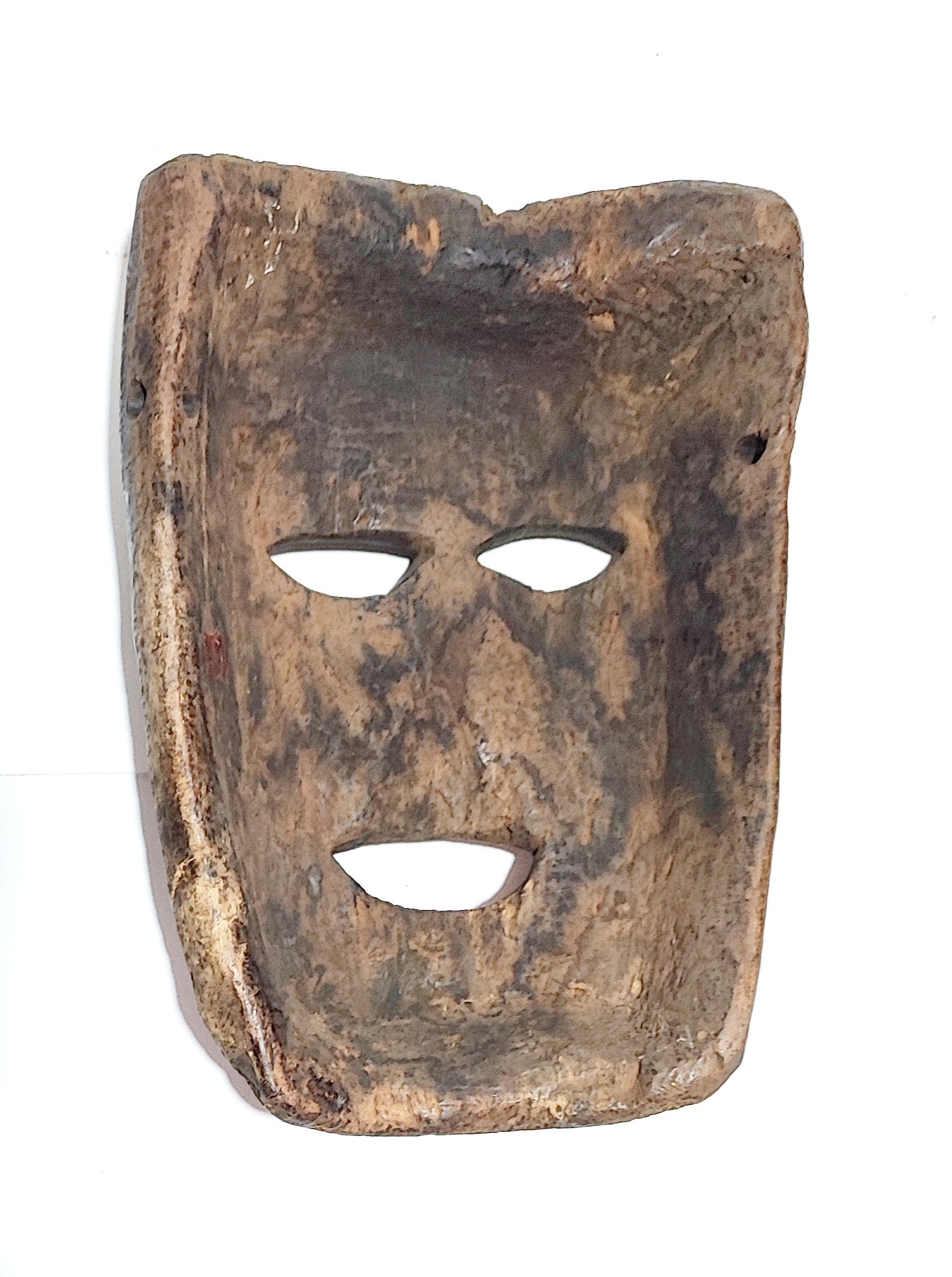 Ancient Himalayan Wooden Mask Etsy