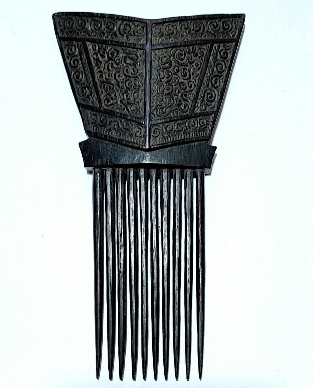 Islander Comb Ebony Comb From Tanimbar Island (indonesia) - Etsy