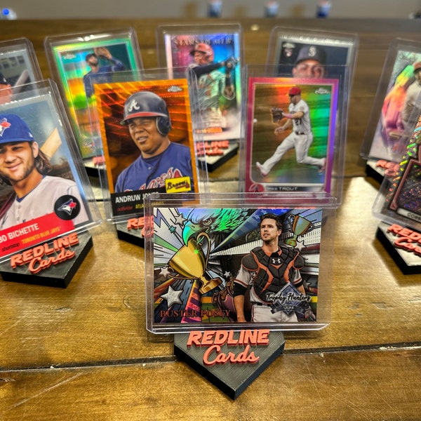 Baseball Card Stand Etsy