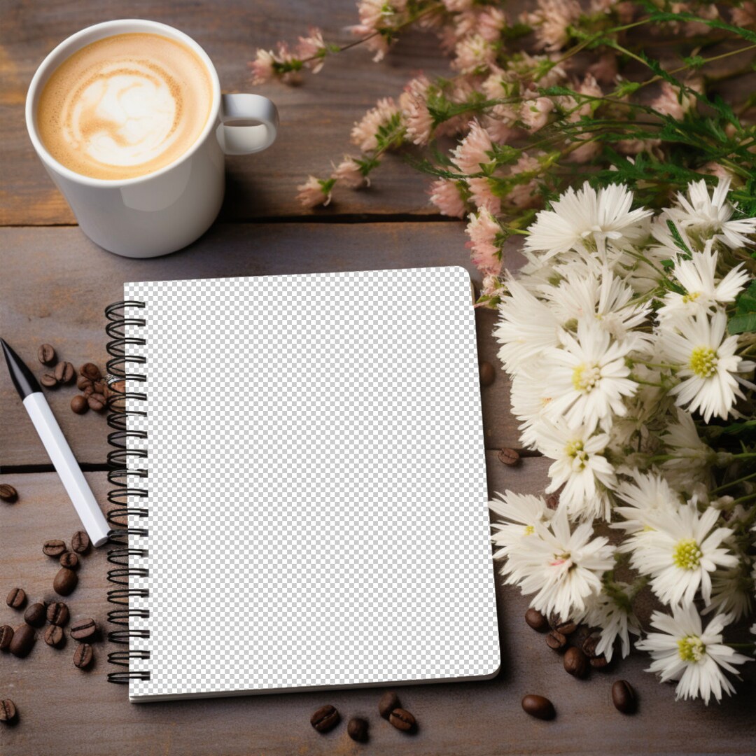 Journal Mockup Canva Overlay Notepads Mock Up Notebook Mock Etsy