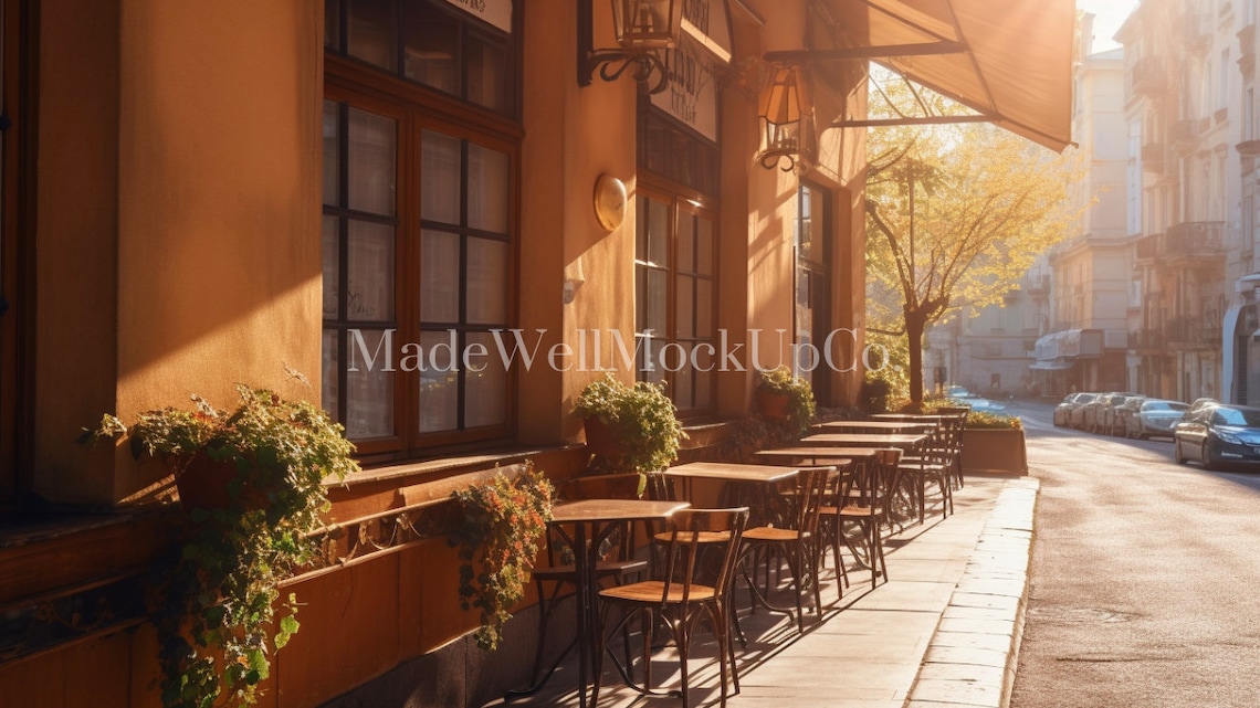 Virtual Background Cafe, Zoom Virtual Background, Zoom Background Cafe