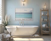Coastal Bathroom Mock Up, Coastal Bathroom Interior, Bathroom Interior, Coastal Interior, Coastal Mock Up, Bathroom Mock Up Coastal