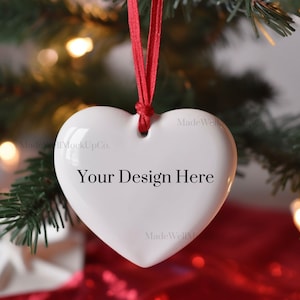 Smart Object Ornament Mock Up, PSD Ornament, Ornament Mockup Smart Object, Blank White Ornament Mock Up, PSD Smart Object Ornament,
