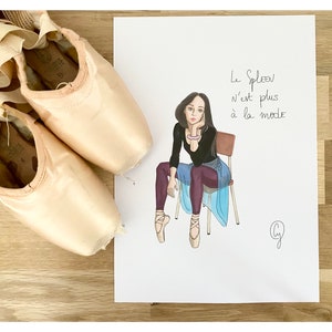 Dancer Illustration - Spleen - Art Print