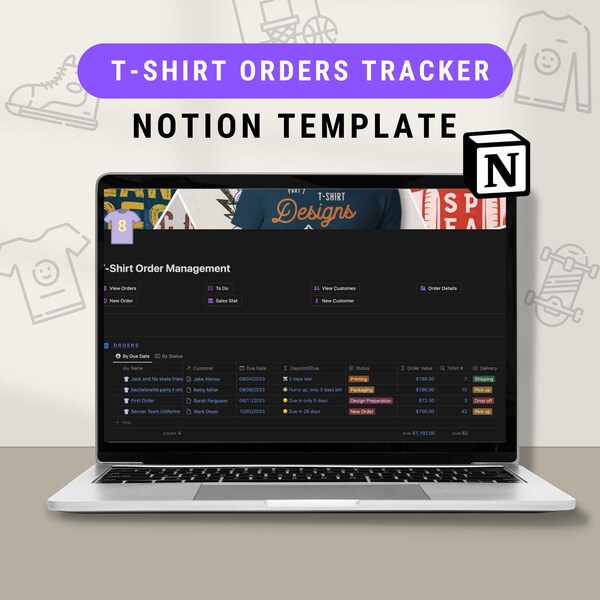 Notion Template Etsy Notion Template Etsy