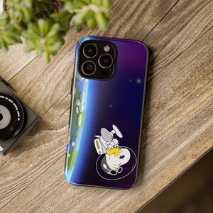 Funda de Snoopy, adorable funda de perro, regalo para amantes de las mascotas, accesorios personalizables, diseño de cielo nocturno, para niños y adultos