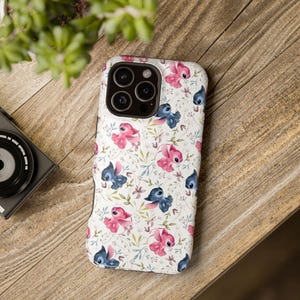 Funda magnética para teléfono con diseño floral / Bonita funda resistente para iPhone, regalo único, diseño floral, accesorios de moda, amante de la naturaleza