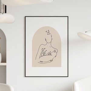 Breastfeeding Art Print, Lactation Consultant Office Decor, Motherhood Art Poster, Doula Gift, Midwife Gift, Midwife Office Decor,Postpartum