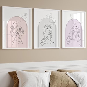 Hair Salon Prints Set of 3, Beauty Salon Wall Art, Hair Studio Decor,Beauty Salon Decor, Hairdresser Gift,Hairstyles Posters,Hairstylist Art