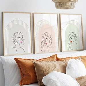MakeUp Prints Set of 3, Makeup Art Posters, Makeup Prints, Beauty Art Prints, Beauty Salon Decor, MakeUp Artist Decor, Makeup Studio Decor