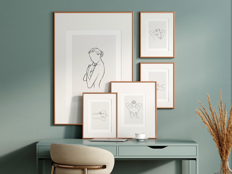 Body Massage Art Prints Set of 5, Spa Decor, Massage Therapist Art, Wellness Center Decor, Massage Room Decor, Treatment Room Art, Printable