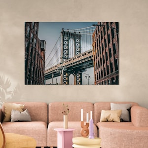 Manhattan Bridge Canvas for Bold Decor Ready to Hang