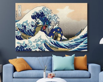 The Great Wave Off Kanagawa by Hokusai Canvas Print Wall Art Canvas Ready to hang
