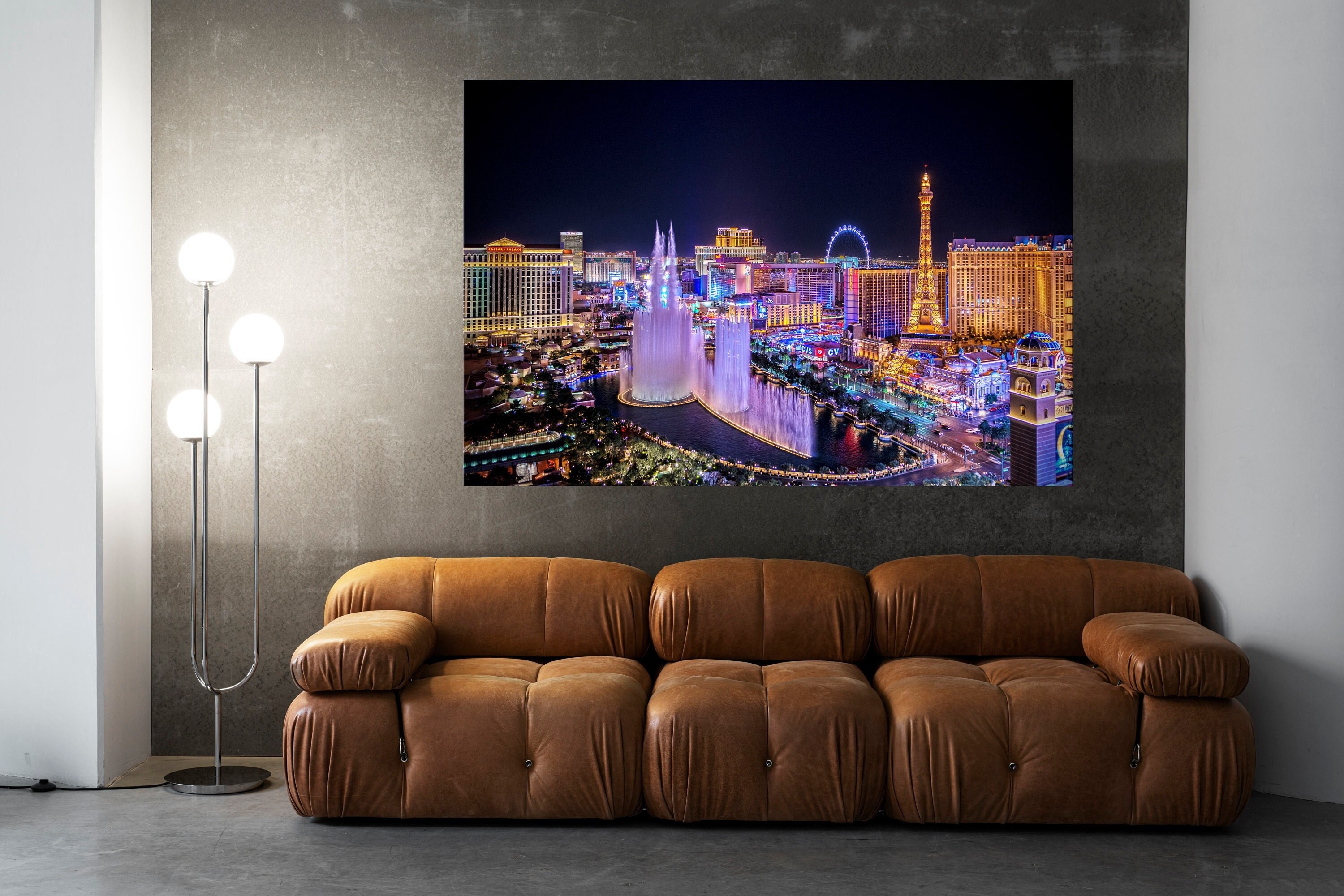 Las Vegas Nevada Skyline Las Vegas Painting Wall Art, 5 Pieces, Multi –  UnixCanvas