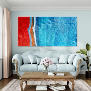 Abstract Colorful Canvas Art Modern Wall Decor for Bold Interiors Ready to Hang