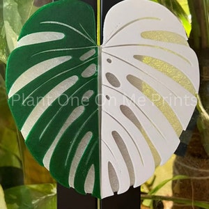 Monstera Albo 3D-geprinte handgrepen voor Ikea-kast