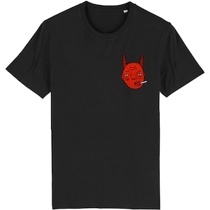 Polly Nor Devil Head - Unisex Black T-shirt