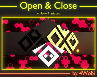 Paquete de apertura y cierre Stinger, Transición de escenas de estudio de OBS