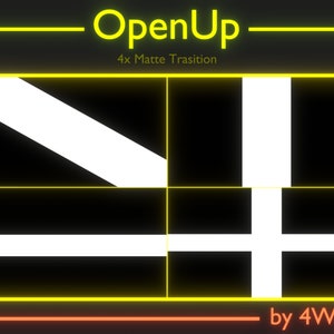 OpenUp Stream Transition, Twitch OBS Scenes Stinger, Twitch Transition