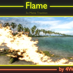 Flame Stream Transition, Twitch OBS Scenes Stinger, Twitch Transition