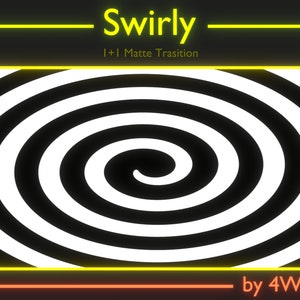 Swirl Stinger, Stream OBS Studio Scenes Transition